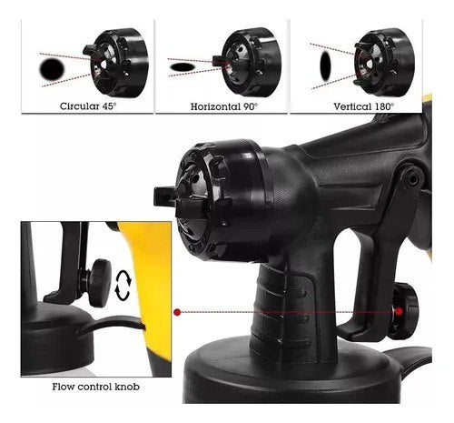 TurboPaint 400W – Pistola Eléctrica de Pintura Profesional