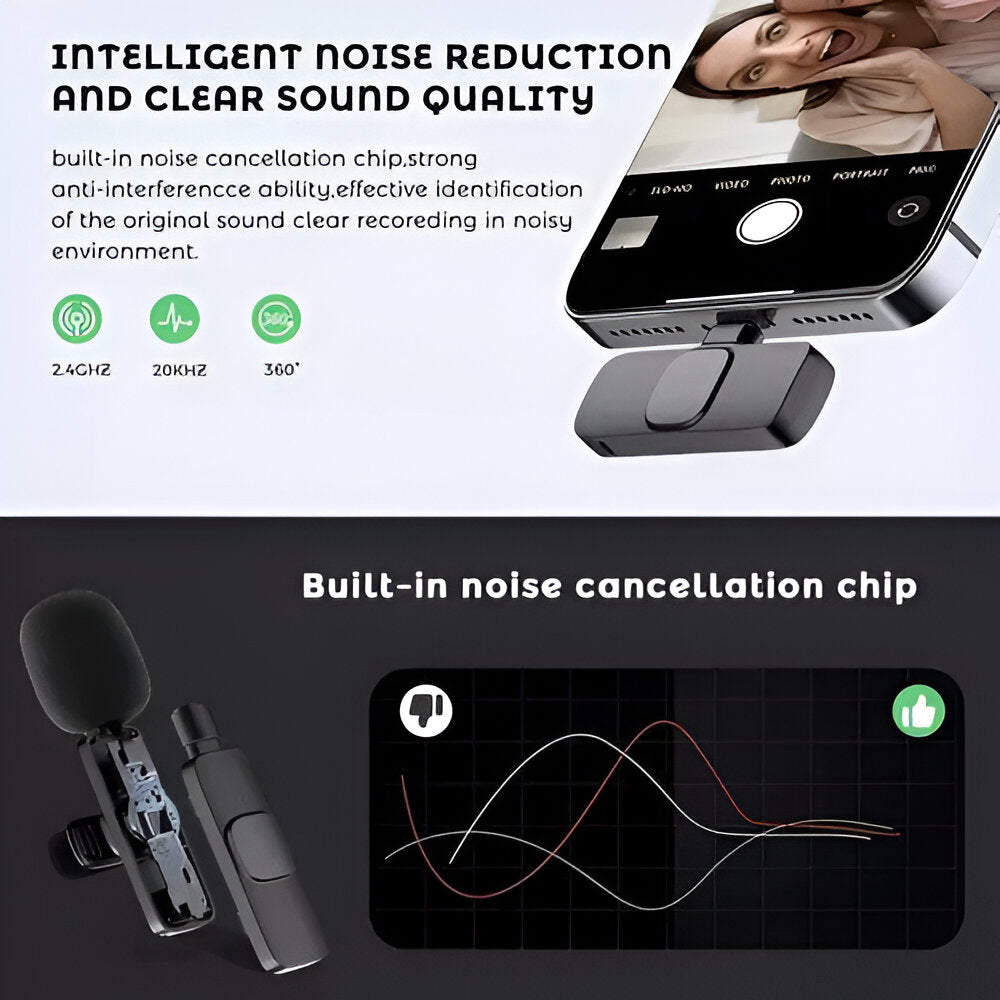 🎙️ K9 Dual Mic Tipo C – Audio profesional para tus videos