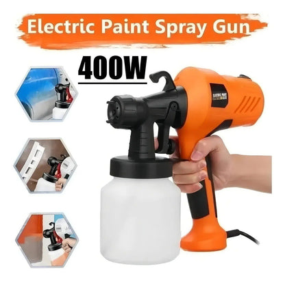 TurboPaint 400W – Pistola Eléctrica de Pintura Profesional